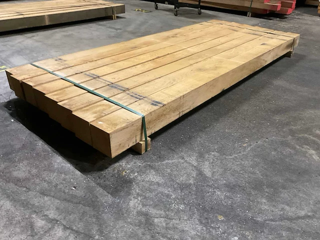 Eiken balken 125x125 mm (8x) - afbeelding 3 van  5