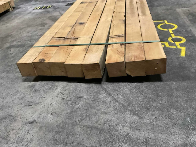 Eiken balken 125x125 mm (8x) - afbeelding 2 van  5
