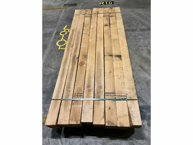 Eiken balken 125x125 mm (8x) - afbeelding 5 van  5
