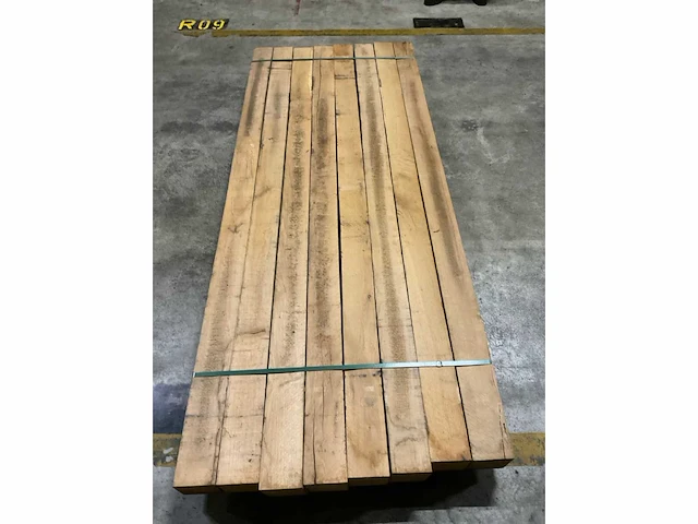 Eiken balken 125x125 mm (8x) - afbeelding 5 van  5