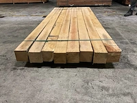 Eiken balken 125x125 mm (8x) - afbeelding 2 van  5