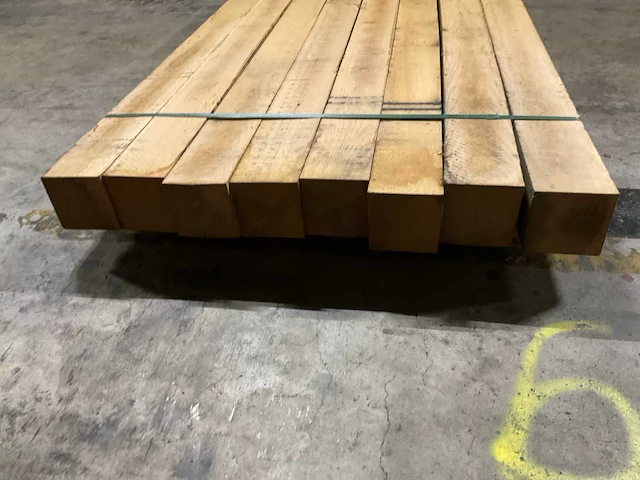 Eiken balken 125x125 mm (8x) - afbeelding 4 van  5