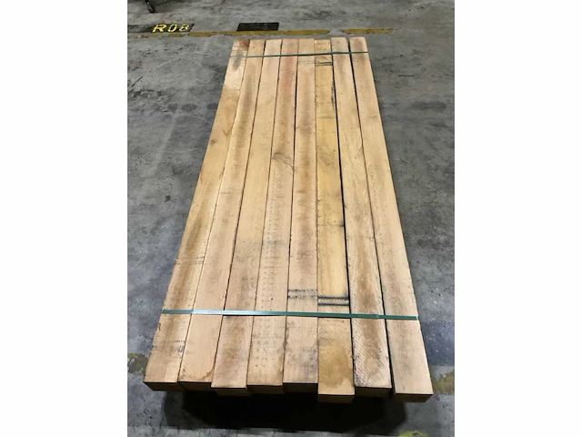 Eiken balken 125x125 mm (8x) - afbeelding 5 van  5