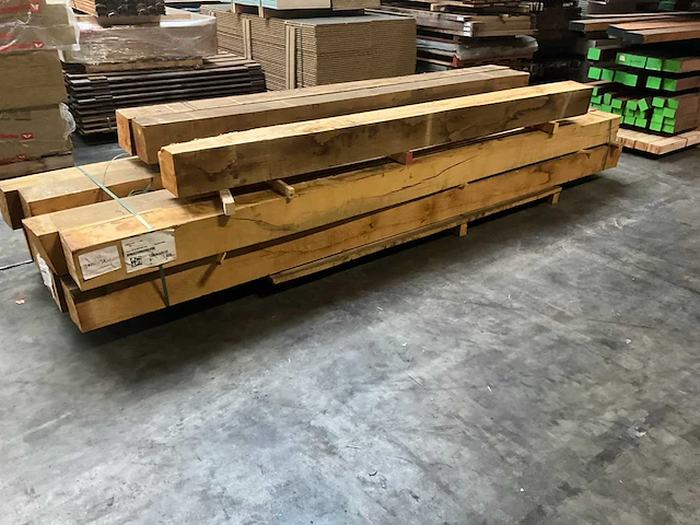 Eiken balken (13x) - afbeelding 1 van  6