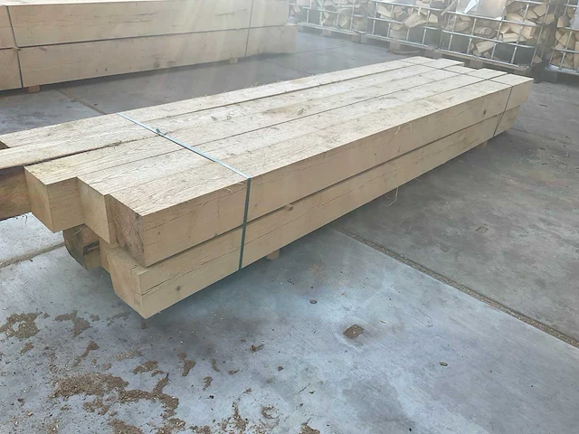 Eiken balken 150x150 mm (10x) - afbeelding 2 van  4