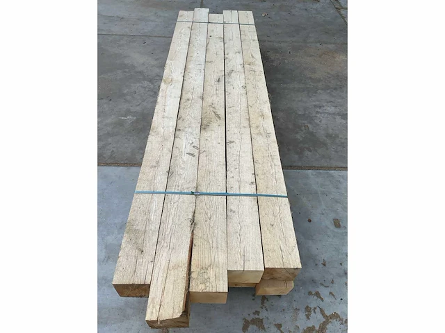 Eiken balken 150x150 mm (10x) - afbeelding 4 van  4
