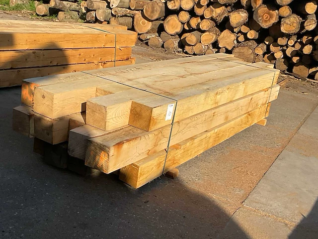 Eiken balken 150x150 mm (15x) - afbeelding 1 van  5