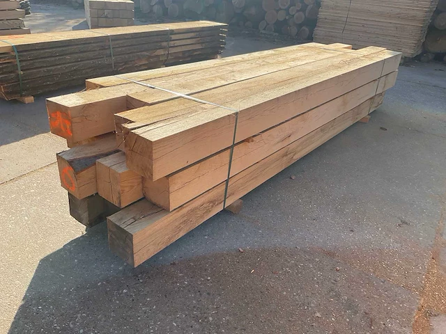 Eiken balken 150x150 mm (15x) - afbeelding 3 van  5