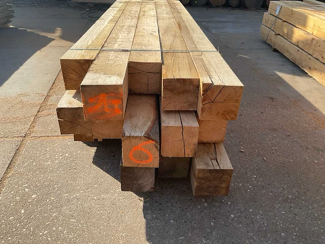 Eiken balken 150x150 mm (15x) - afbeelding 4 van  5
