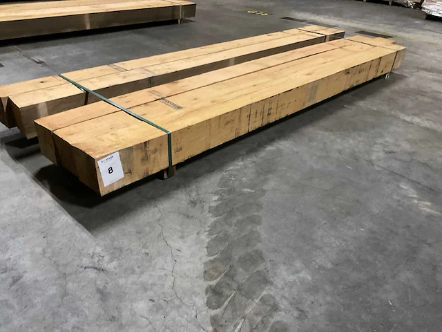 Eiken balken 150x150 mm (5x) - afbeelding 1 van  5