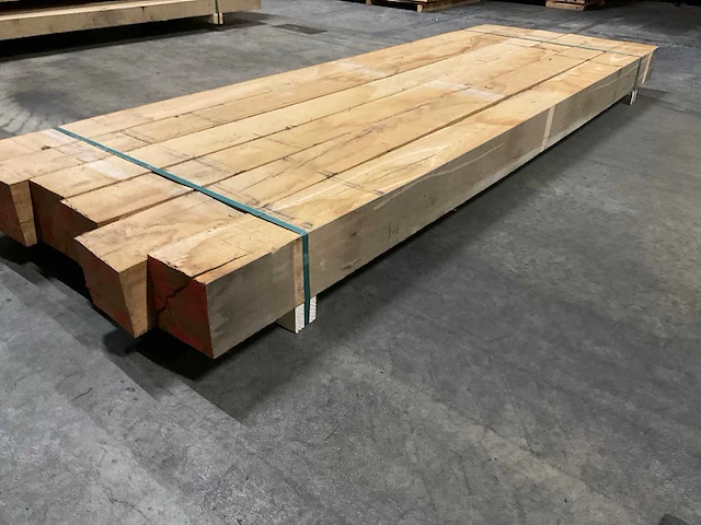 Eiken balken 150x150 mm (6x) - afbeelding 3 van  5