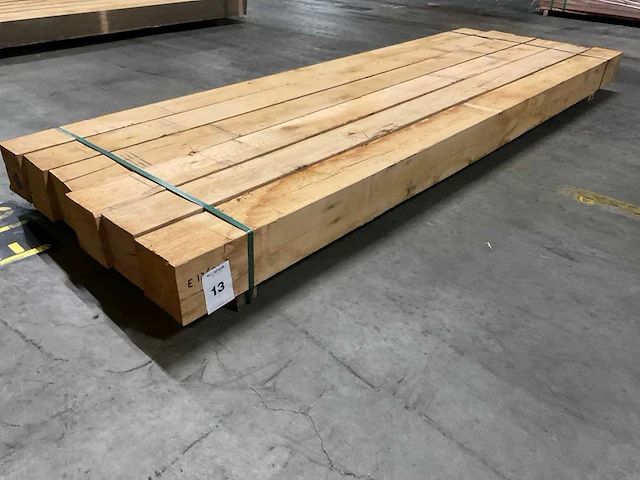 Eiken balken 150x150 mm (6x) - afbeelding 1 van  5