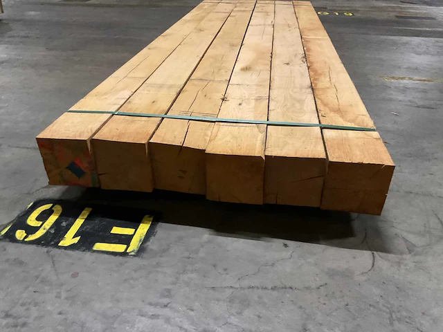 Eiken balken 150x150 mm (6x) - afbeelding 2 van  5