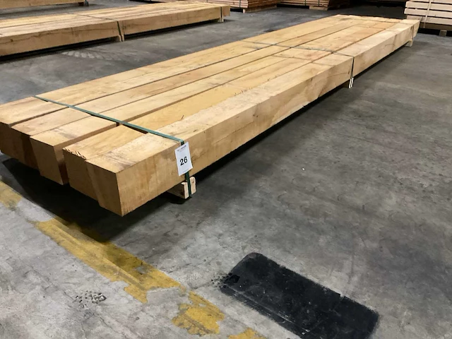 Eiken balken 150x150 mm (6x) - afbeelding 1 van  5