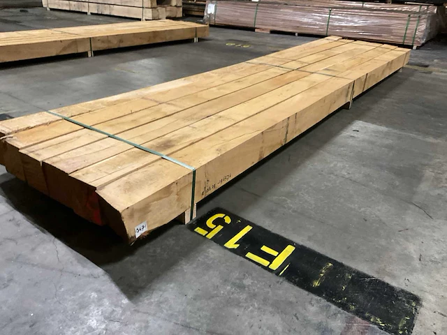 Eiken balken 150x150 mm (6x) - afbeelding 3 van  5