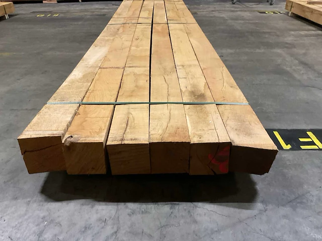 Eiken balken 150x150 mm (6x) - afbeelding 4 van  5