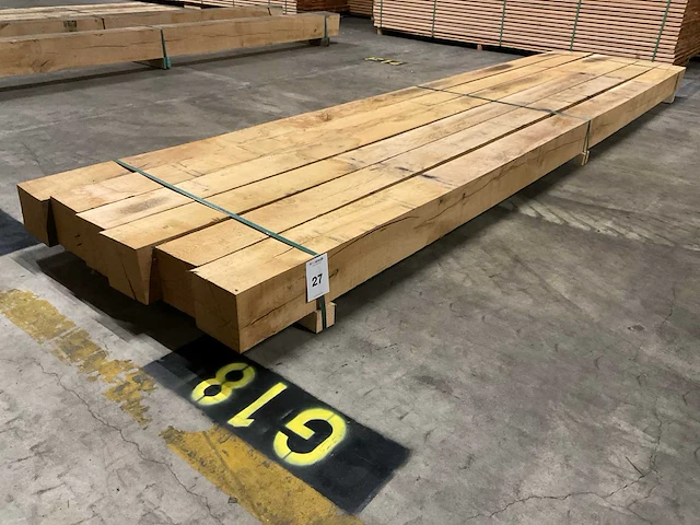 Eiken balken 150x150 mm (6x) - afbeelding 1 van  5