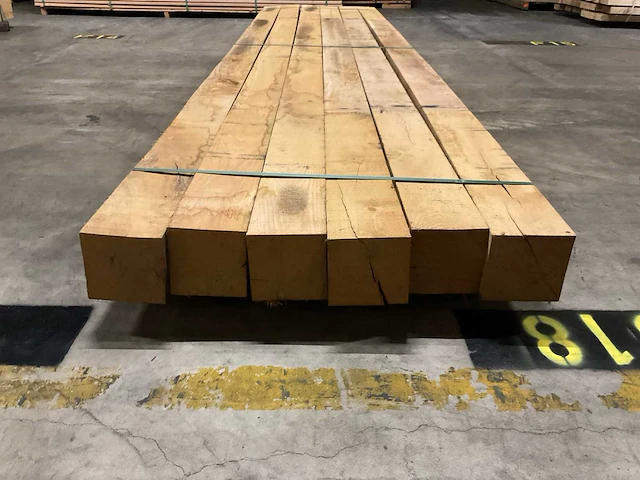 Eiken balken 150x150 mm (6x) - afbeelding 2 van  5