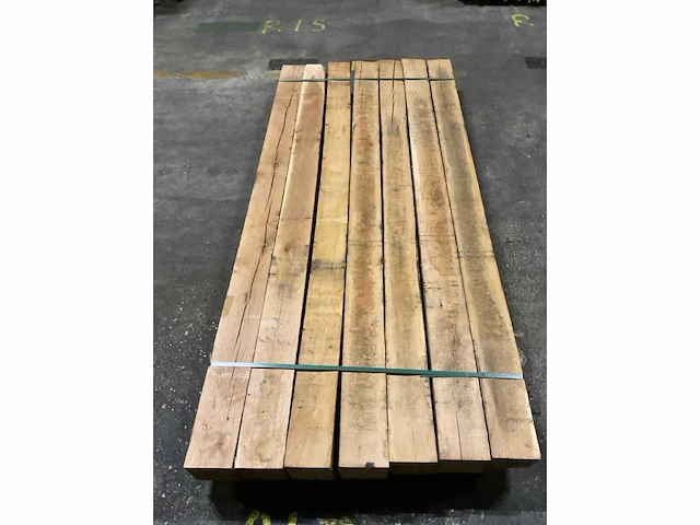 Eiken balken 150x150 mm (7x) - afbeelding 5 van  5