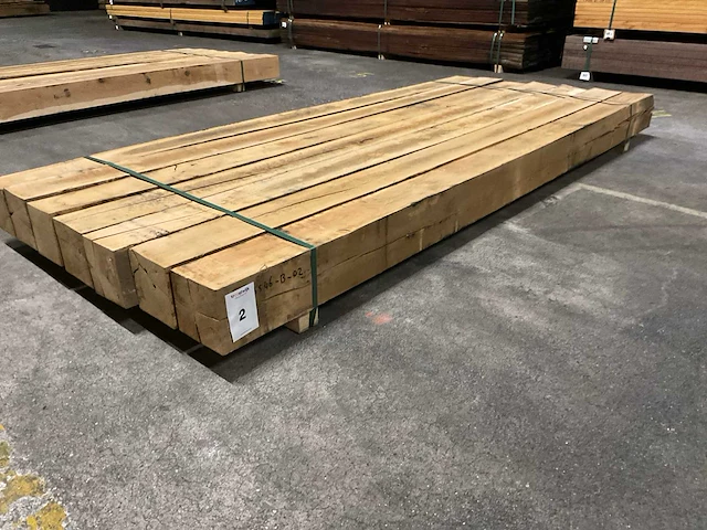 Eiken balken 150x150 mm (7x) - afbeelding 1 van  5