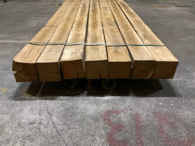 Eiken balken 150x150 mm (7x) - afbeelding 4 van  5