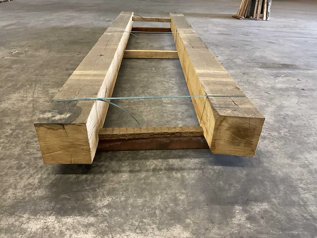Eiken balken 200x200 mm (2x) - afbeelding 2 van  5