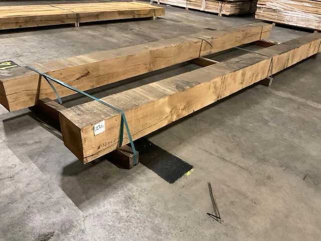 Eiken balken 200x200 mm (2x) - afbeelding 3 van  5