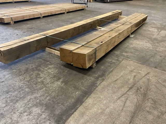Eiken balken 200x200 mm (3x) - afbeelding 3 van  5