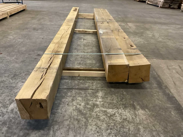 Eiken balken 200x200 mm (3x) - afbeelding 4 van  5