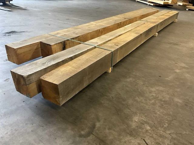 Eiken balken 200x200 mm (4x) - afbeelding 3 van  5