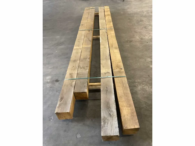 Eiken balken 200x200 mm (4x) - afbeelding 5 van  5