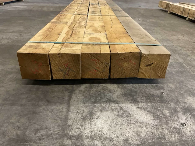 Eiken balken 200x200 mm (5x) - afbeelding 2 van  5