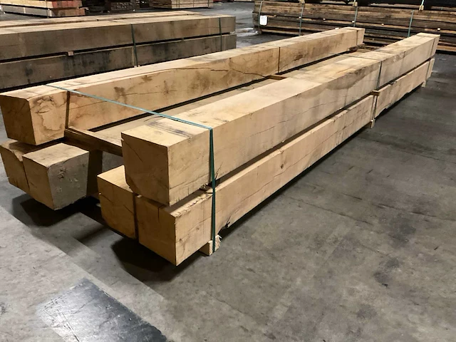 Eiken balken 200x200 mm (6x) - afbeelding 3 van  5
