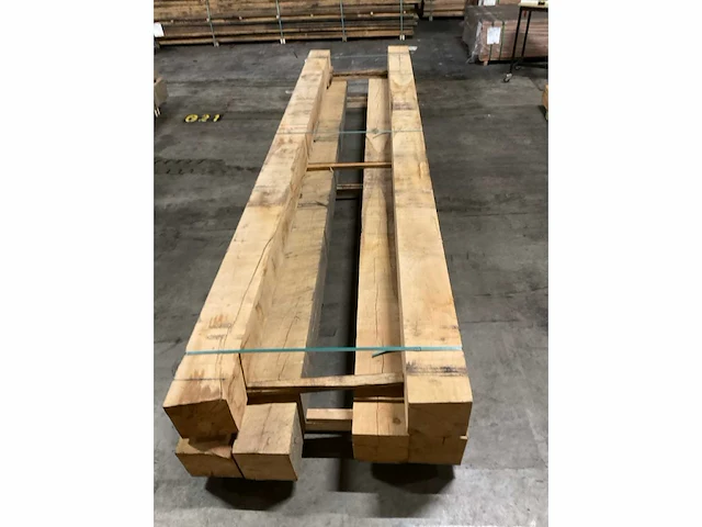 Eiken balken 200x200 mm (6x) - afbeelding 5 van  5
