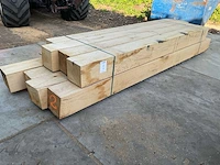 Eiken balken 200x200 mm (8x)
