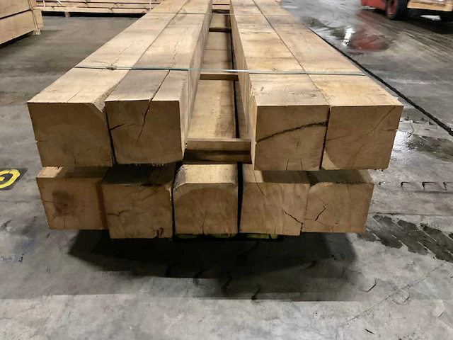 Eiken balken 200x200 mm (9x) - afbeelding 2 van  5