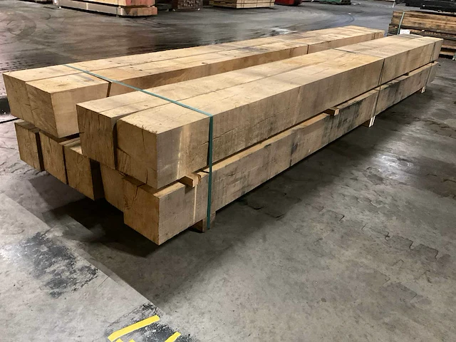 Eiken balken 200x200 mm (9x) - afbeelding 3 van  5