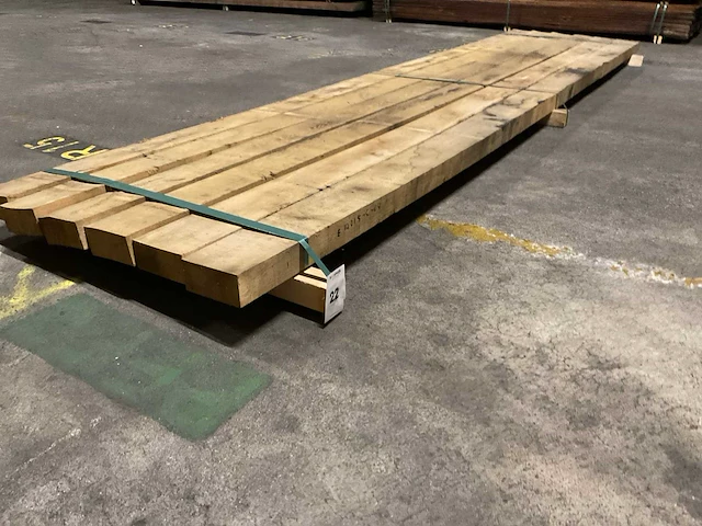 Eiken balken 70x150 mm (6x) - afbeelding 1 van  5