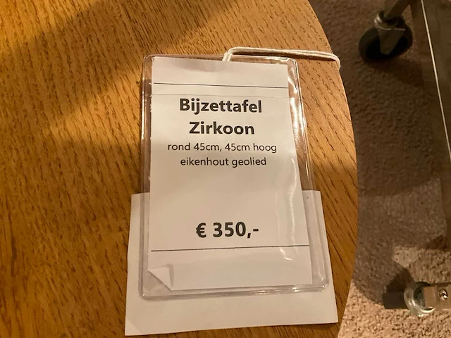 Eiken bijzettafel - afbeelding 6 van  6