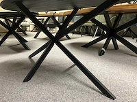 Eiken black brust tafel - afbeelding 4 van  5