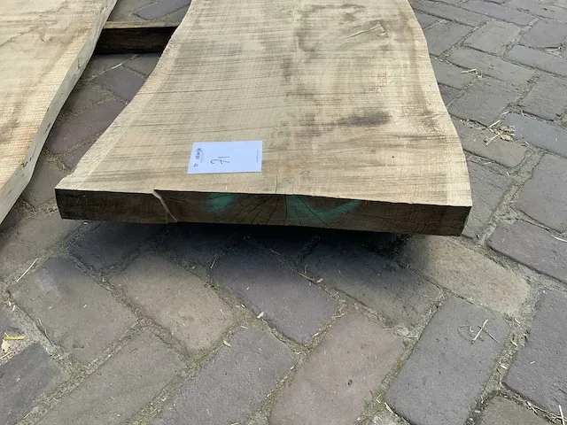 Eiken boomstamplaat 3000mm - afbeelding 3 van  3