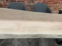 Eiken boomstamtafelblad - afbeelding 4 van  5
