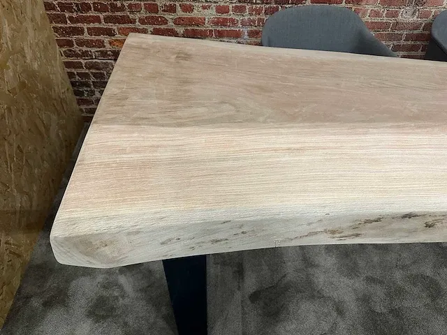 Eiken boomstamtafelblad - afbeelding 5 van  5