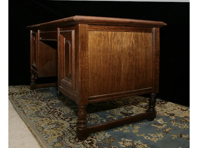 Eiken bureau - afbeelding 6 van  9