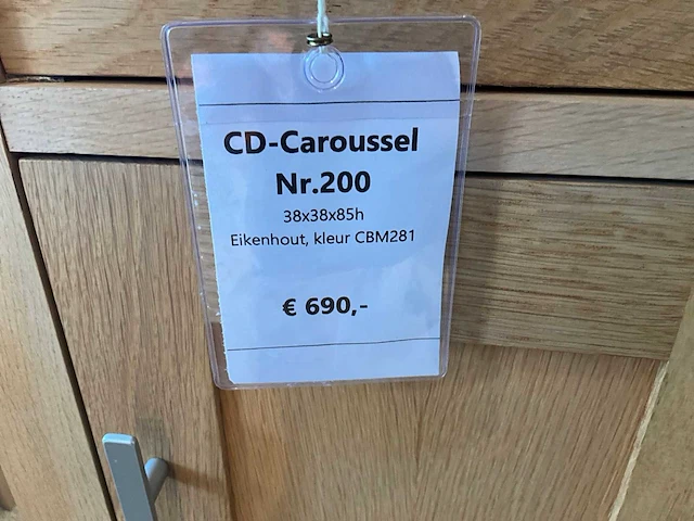 Eiken caroussel - afbeelding 5 van  5