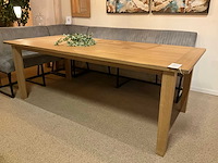Eiken eetkamertafel 200 cm - afbeelding 1 van  9