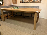Eiken eetkamertafel 200 cm - afbeelding 2 van  9