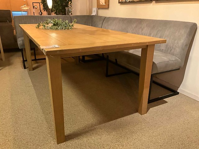 Eiken eetkamertafel 200 cm - afbeelding 3 van  9