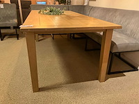 Eiken eetkamertafel 200 cm - afbeelding 4 van  9