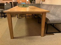 Eiken eetkamertafel 200 cm - afbeelding 5 van  9